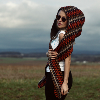 Oboustranný kapucošál